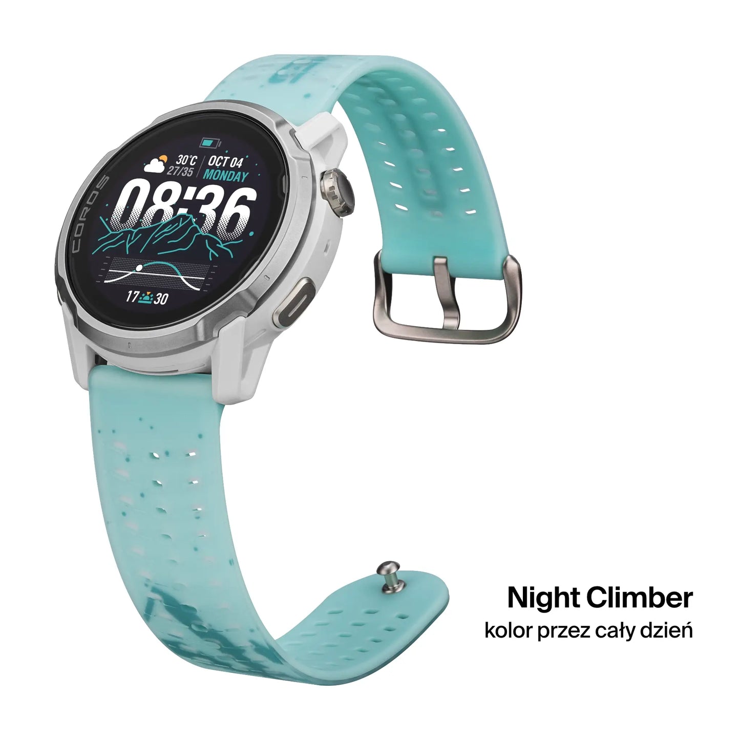 COROS 24mm silikonowy pasek – Night Climber
