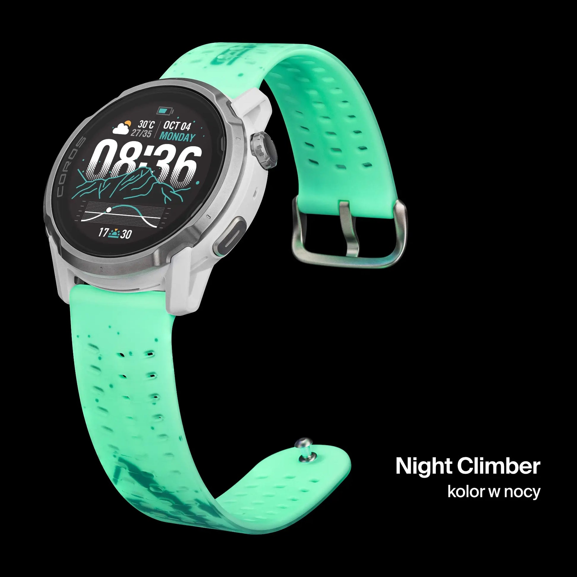 COROS 24mm silikonowy pasek – Night Climber